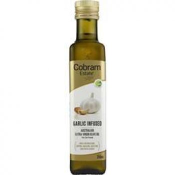 Cobram Estate Extra Virgin Olive Oil Garlic Infused Ml Black Box