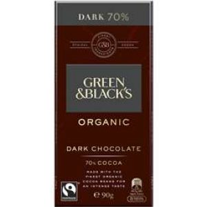 Green & Black’s Organic Dark Chocolate 70% Cocoa 90g