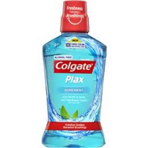 Colgate Plax Alcohol Free Mouthwash Peppermint 500ml
