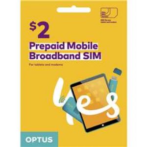 Optus 2 Dollar Broadband Triple Sim each