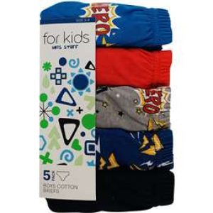 For Kids Boys Briefs Size 3-4 5 pack