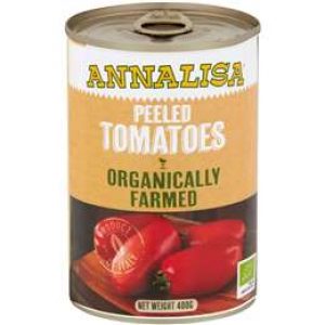 Annalisa Organically Farmed Peeled Tomatoes 400g