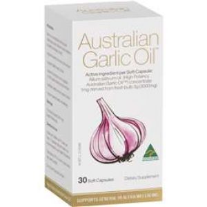Australian Garlic Oil Soft Gel Caps  30 pack