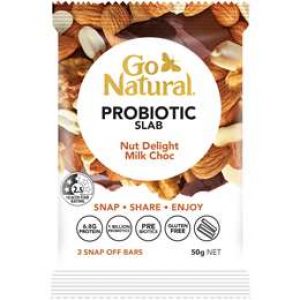 Go Natural Probiotic Slab Nut Delight  50g