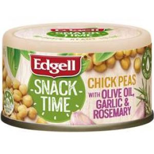 Edgell Snack Time Chickpea Olive Oil Garlic & Rosemary 70g