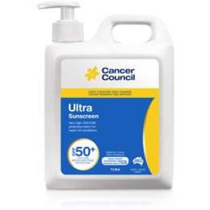 Cancer Council Ultra Sunscreen Spf50+ Pump 1l