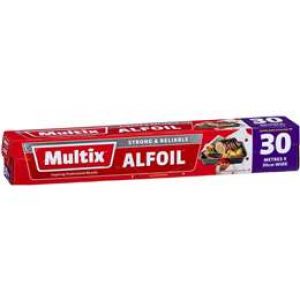 Multix Aluminium Foil Wide 30cmx30m