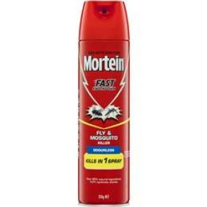 Mortein Insect Spray Odourless Aerosol Fly & Mosquito Killer 350g