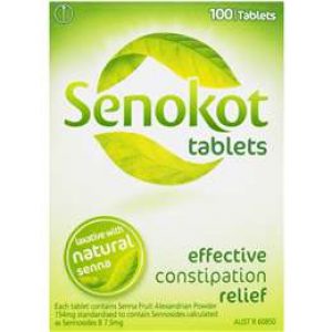 Senokot Laxatives Senna Tablets 100pk