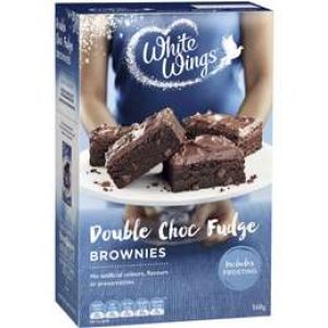 White Wings Brownie Mix Double Chocolate Fudge 560g