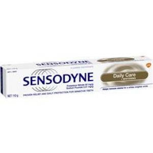 Sensodyne Toothpaste Sensitive Teeth Daily Care Whitening 110g