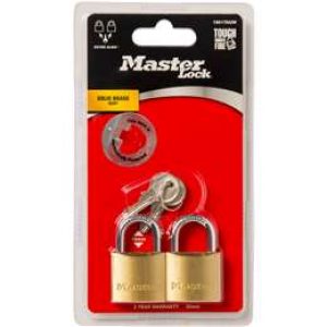 Master Lock Padlock Economy 30mm 2 pack