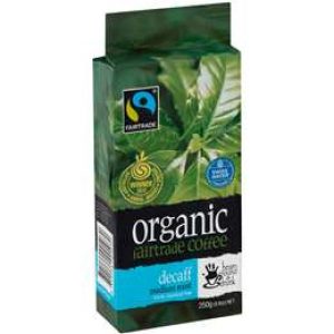 Bean Ground & Drunk Ground Coffee Organic Fairtrade Decaff 250g