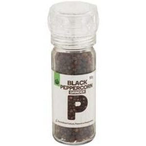Woolworths Pepper Grinder Black Peppercorn 50g