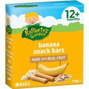 Rafferty’s Garden Snack Banana Fruit Bars 8 pack