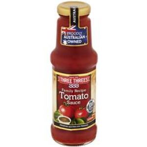 Three Threes Tomato Sauce Tomato 275ml