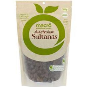 Macro Sultanas  500g