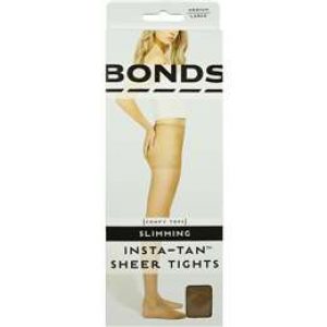 Bonds Instatan Sheer Stockings Slim Tight Light Brown Small each