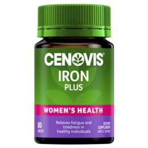 Cenovis Iron Plus Tablets 80 pack