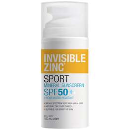 Invisible Zinc Waterproof Sunscreen Spf50 100ml - Black 
