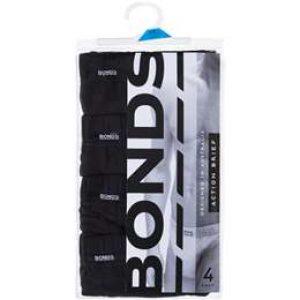 Bonds Underwear Mens Action Trunk Large each