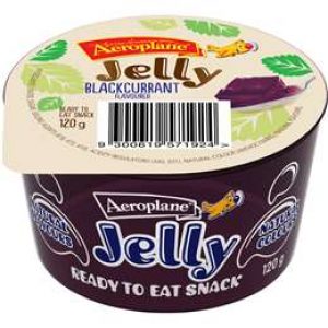 Aeroplane Ready To Eat Jelly Blackcurrant 120g