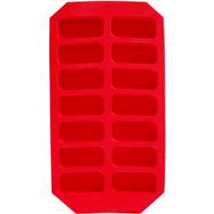 Essentials Ice Cube Tray 14 Cubes In Red each