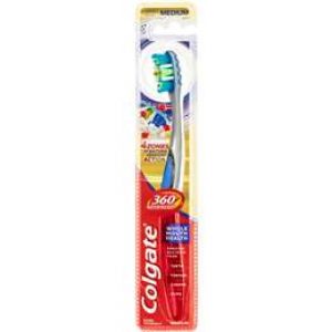 Colgate 360 Degrees Advanced Plaque Removal Toothbrush Medium each