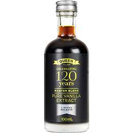 Queen Celebrating 120 Years Pure Vanilla Extract 100ml - Black Box ...