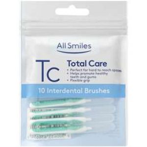 All Smiles Total Care Interdental Floss Brush 10 pack