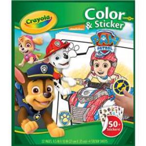 Crayola Color & Sticker Paw Patrol  each
