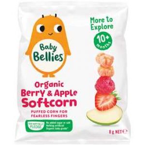 Baby Bellies Organic Softcorn Berry & Apple 8g