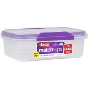 Decor Match-ups Oblong Container 2l each