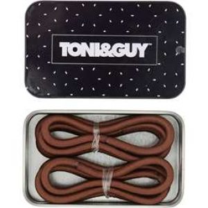 Toni & Guy 4mm Hair Elastic Brown  10pc