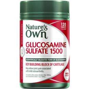 Nature’s Own Glucosamine Sulfate 1500 Tablets 120 pack