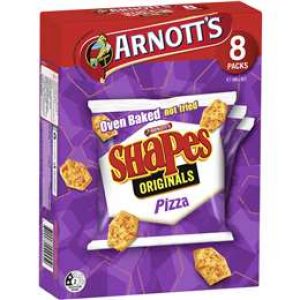 Arnott’s Shapes Originals Pizza 8 pack