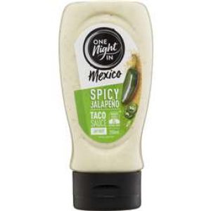 One Night In Mexico Spicy Jalapeno Taco Sauce 250ml