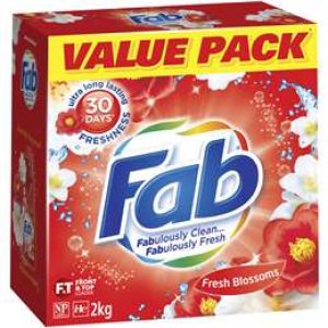 Fab Laundry Powder Sunshine Fresh 2kg