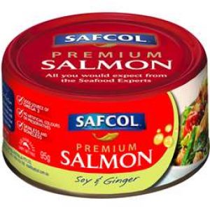 Safcol Premium Salmon Soy & Ginger 95g