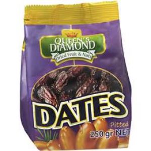 Queen Diamond Dates Pitted 250g