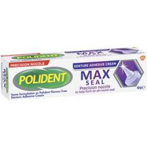 Polident Denture Adhesive Cream Max Seal 40g