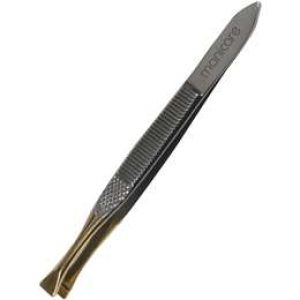 Manicare Flat Tweezer Gold Tipped each