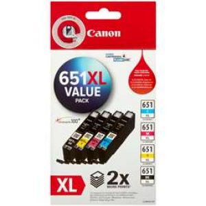 Canon 651xl Value Pack 4 pack