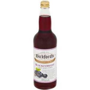 Bickford’s Blackcurrant Fruit Juice Syrup 750ml