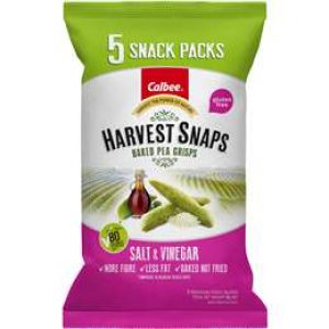 Calbee Harvest Snaps Salt & Vinegar  16g x 5 pack