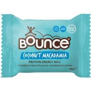 Bounce Natural Energy Ball Coconut Macadamia Protein 40g