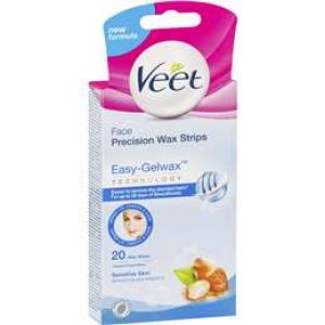 Veet Hair Removal Wax Mini Facial Strips 20 pack