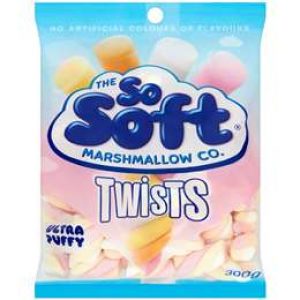 So Soft Marshmallow Twists  300g