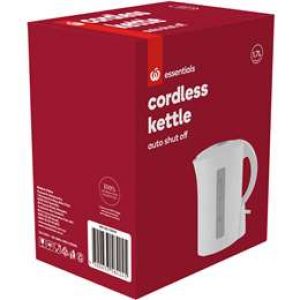 Woolworths Essentials Appliance Plastic Kettle 1.7l each
