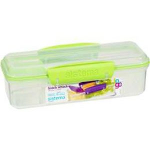 Sistema Plasticware Snack Attack To Go 410ml each